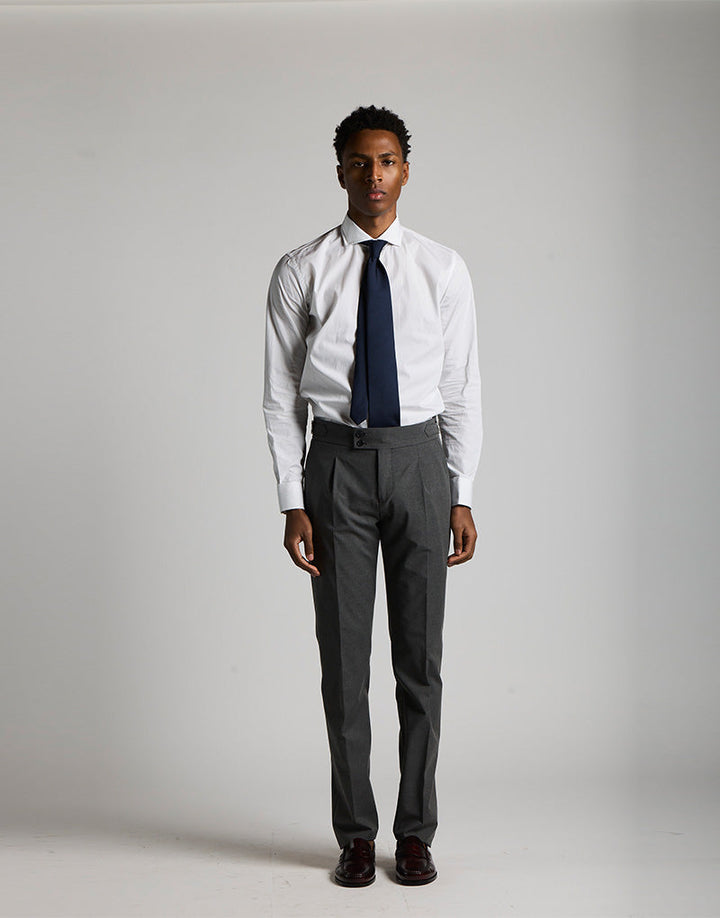 Pantalón gurkha vestir gris medio