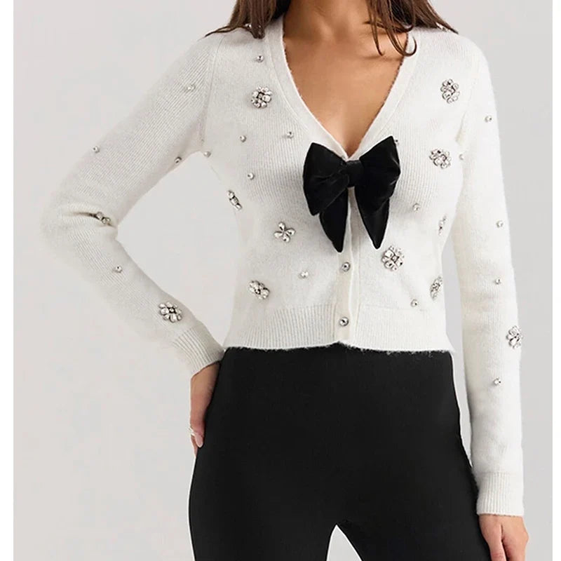 Luxury Bow Cardigan
