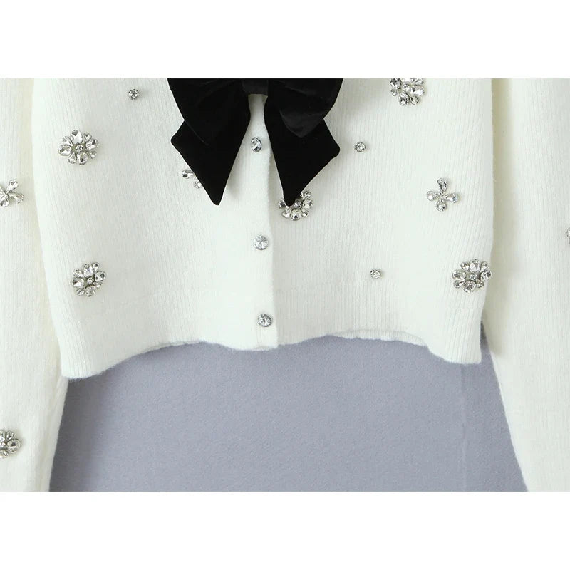 Luxury Bow Cardigan